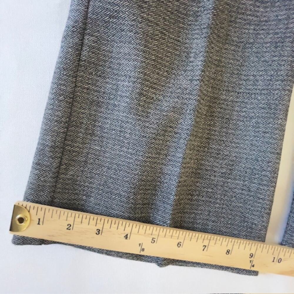 Chicos Womens Size 2 Gray Herringbone Dress Pants Career Classic 29.5 inseam - Picture 8 of 10